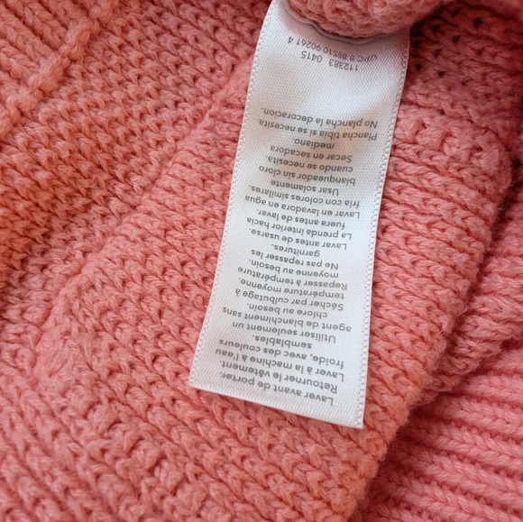 Carter's Girls Pink Cardigan Knitted Sweater with Long Sleeves Cotton  Size 4T - Picture 6 of 6